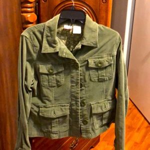 Corduroy Green Jacket